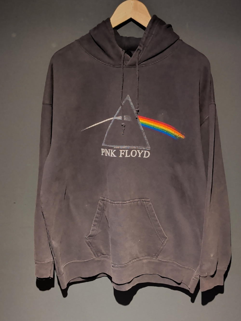 Vintage 2005 Pink Floyd Dark Side Prism Hoodie Black